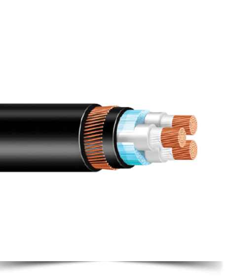 3 Cores XLPE Cable Compacted Circular Cable 0.6/1KV